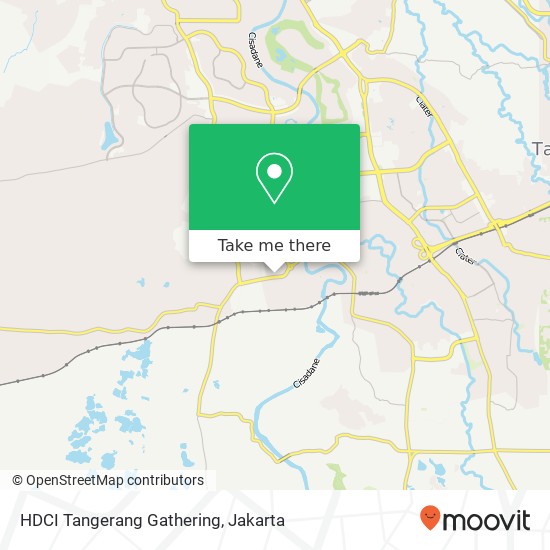 HDCI Tangerang Gathering map