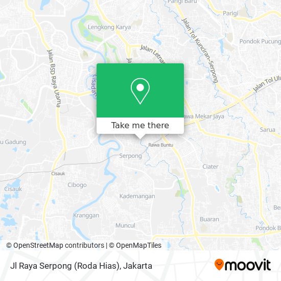 Jl Raya Serpong (Roda Hias) map
