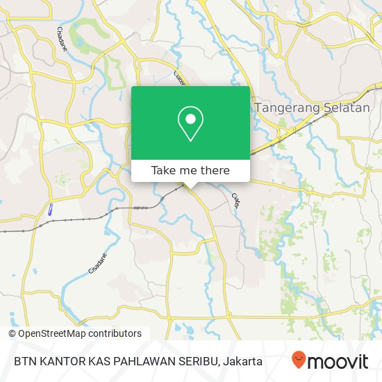 BTN KANTOR KAS PAHLAWAN SERIBU map