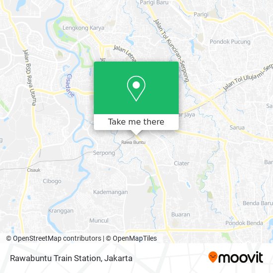 Rawabuntu Train Station map