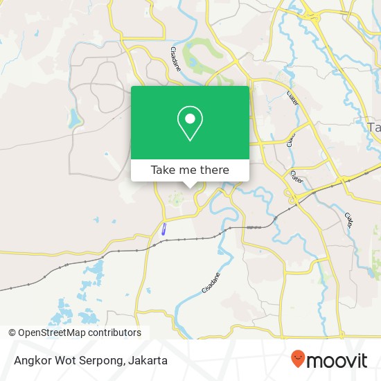 Angkor Wot Serpong map