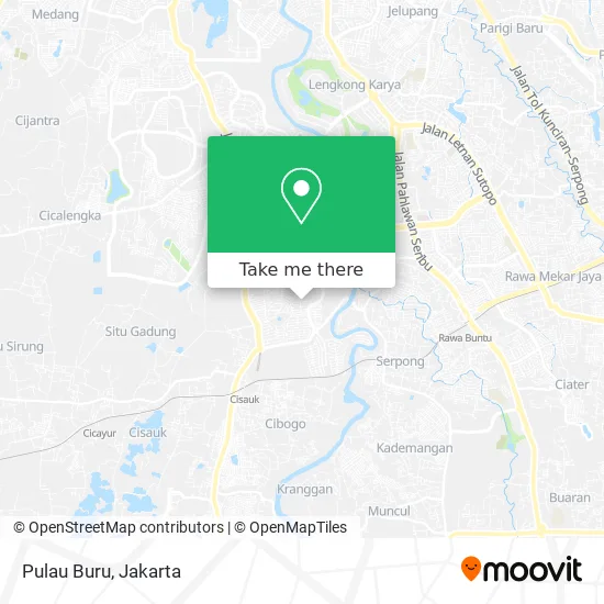 Pulau Buru map