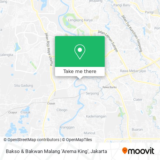 Bakso & Bakwan Malang 'Arema King' map