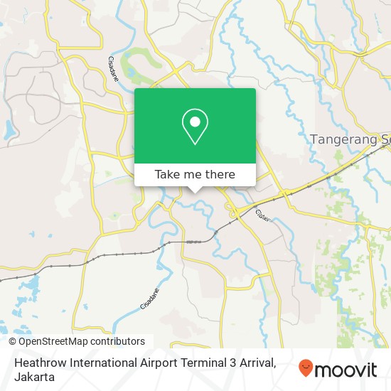 Heathrow International Airport Terminal 3 Arrival map