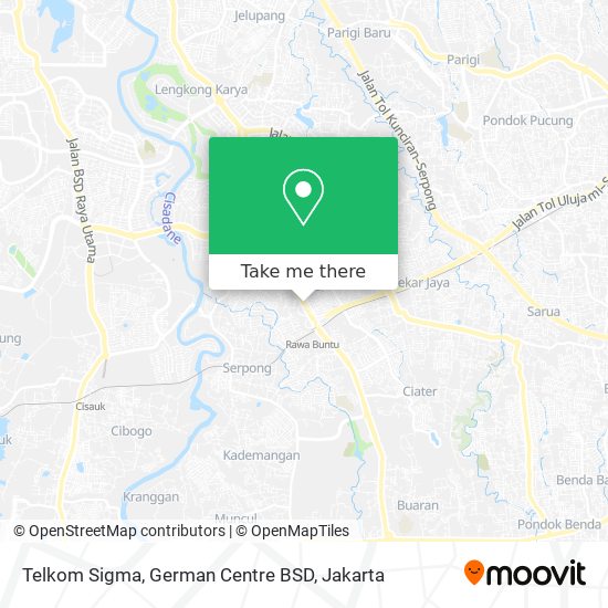 Telkom Sigma, German Centre BSD map