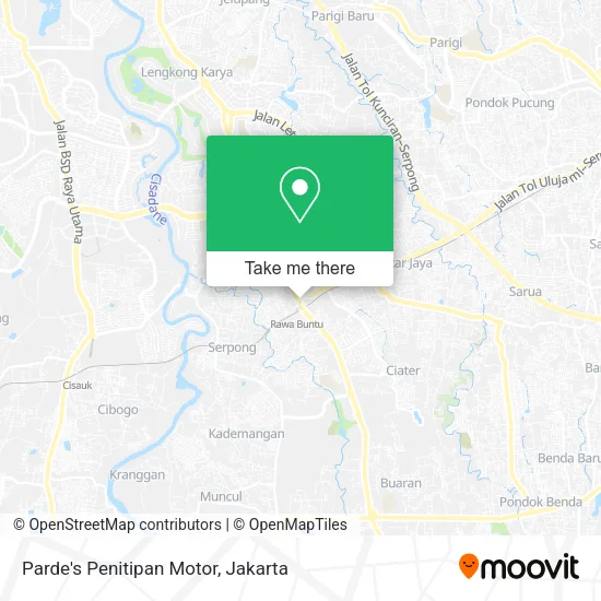 Parde's  Penitipan Motor map