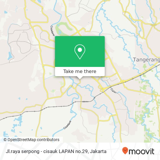 Jl.raya serpong - cisauk LAPAN no.29 map