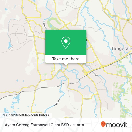 Ayam Goreng Fatmawati Giant BSD map