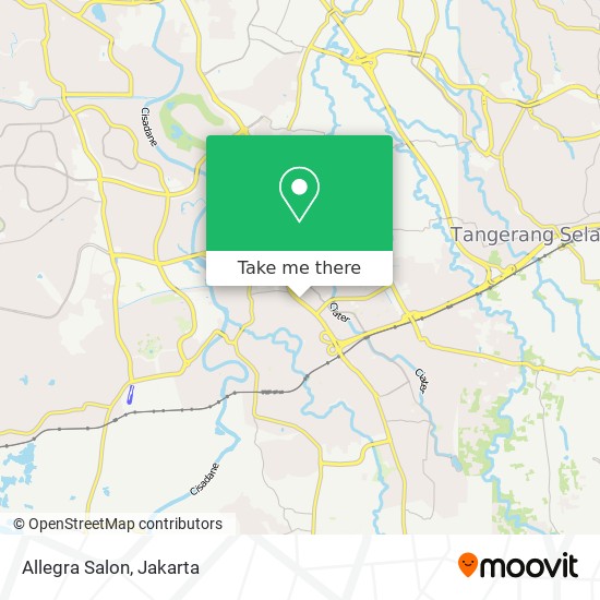 Allegra Salon map
