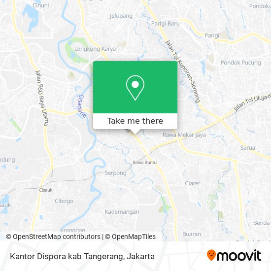 Kantor Dispora kab Tangerang map