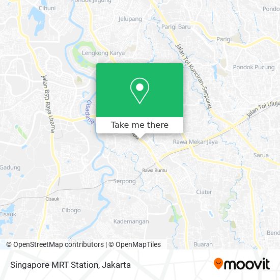 Singapore MRT Station map