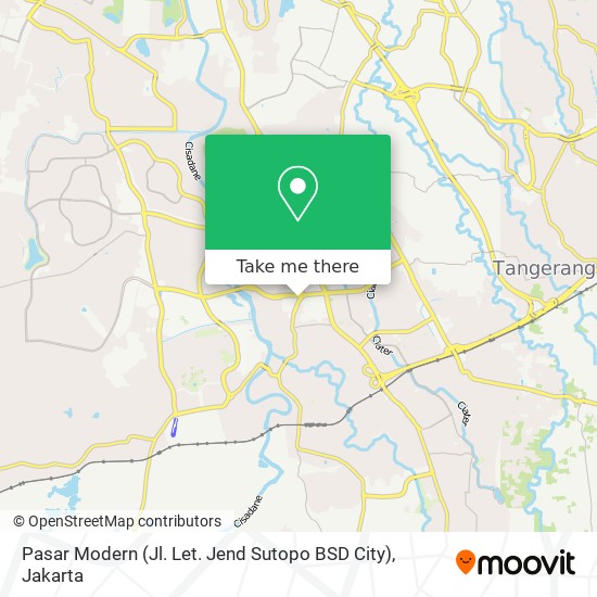 Pasar Modern (Jl. Let. Jend Sutopo BSD City) map