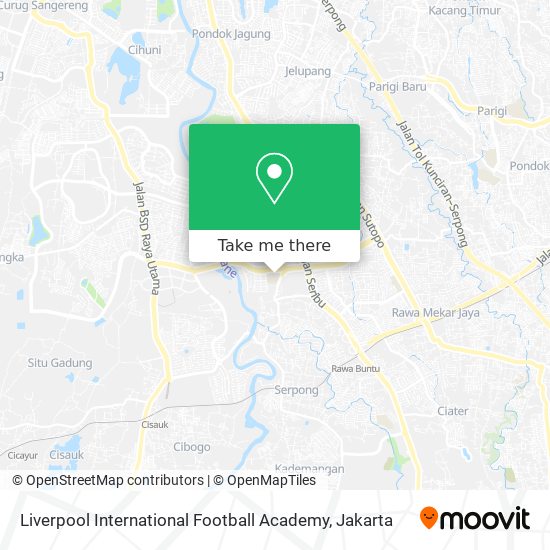 Liverpool International Football Academy map
