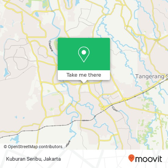 Kuburan Seribu map