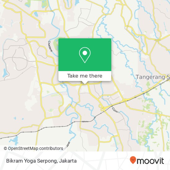 Bikram Yoga Serpong map