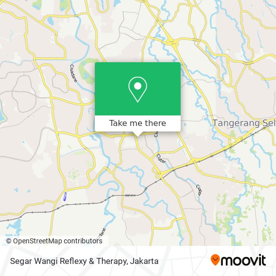 Segar Wangi Reflexy & Therapy map