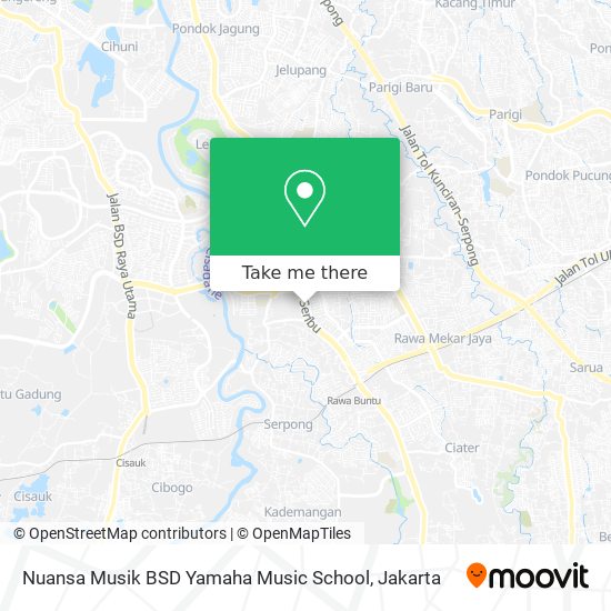 Nuansa Musik BSD Yamaha Music School map