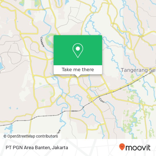 PT PGN Area Banten map