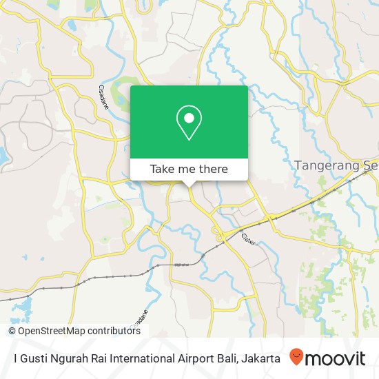 I Gusti Ngurah Rai International Airport Bali map