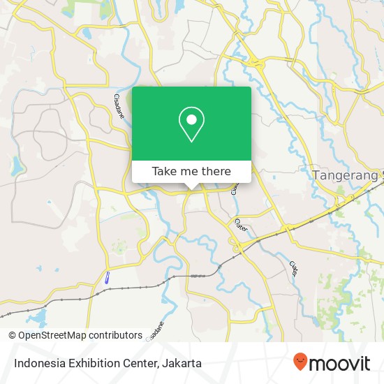 Indonesia Exhibition Center map