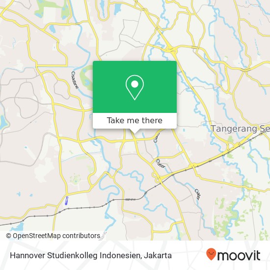 Hannover Studienkolleg Indonesien map