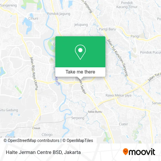 Halte Jerman Centre BSD map