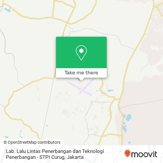 Lab. Lalu Lintas Penerbangan dan Teknologi Penerbangan - STPI Curug map