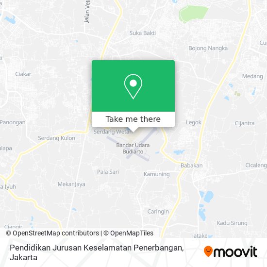 Pendidikan Jurusan Keselamatan Penerbangan map