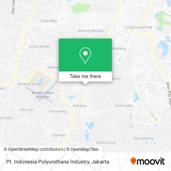 Pt. Indonesia Polyurethane Industry map