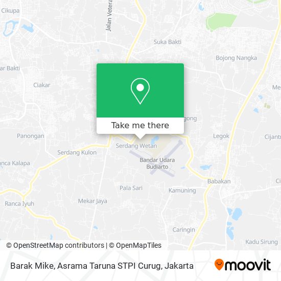 Barak Mike, Asrama Taruna STPI Curug map