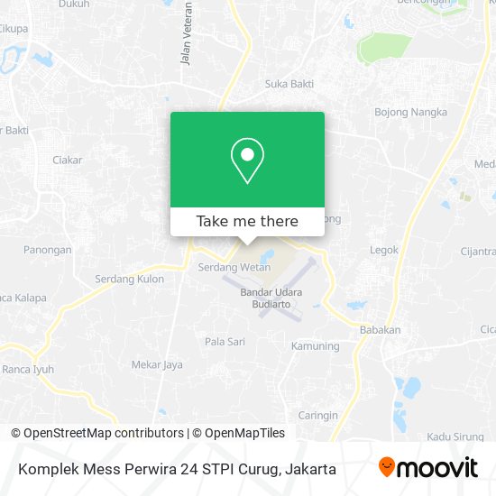 Komplek Mess Perwira 24 STPI Curug map