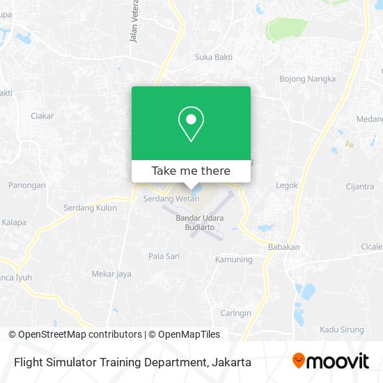 Flight Simulator Training Department map