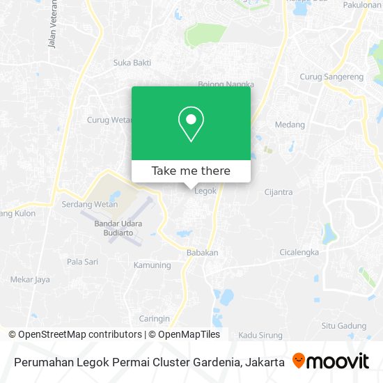 Perumahan Legok Permai Cluster Gardenia map