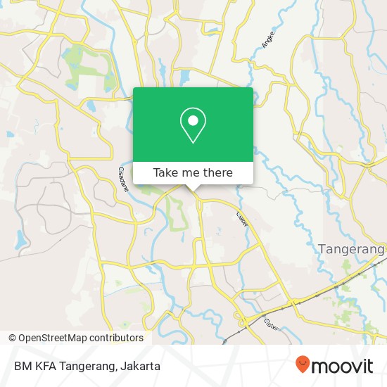 BM KFA Tangerang map