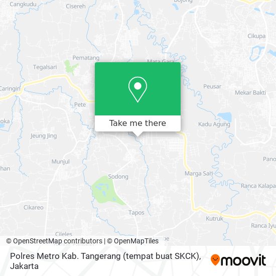 Polres Metro Kab. Tangerang (tempat buat SKCK) map