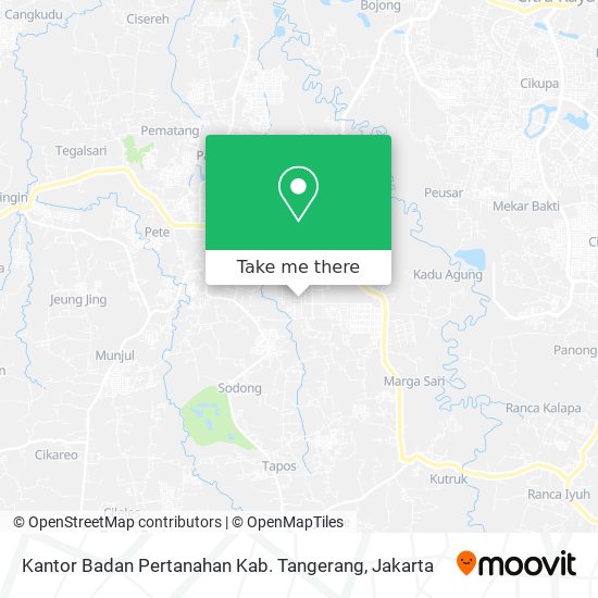 Kantor Badan Pertanahan Kab. Tangerang map