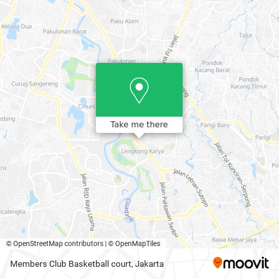 Members Club Basketball court map