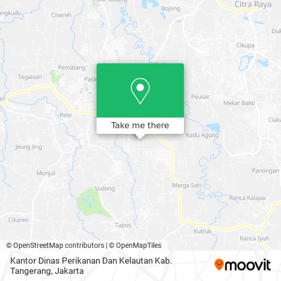 Kantor Dinas Perikanan Dan Kelautan Kab. Tangerang map