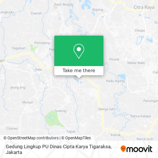 Gedung Lingkup PU Dinas Cipta Karya Tigaraksa map