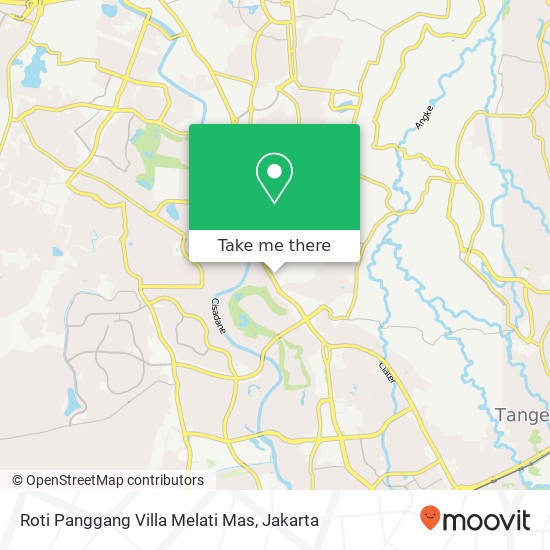 Roti Panggang Villa Melati Mas map