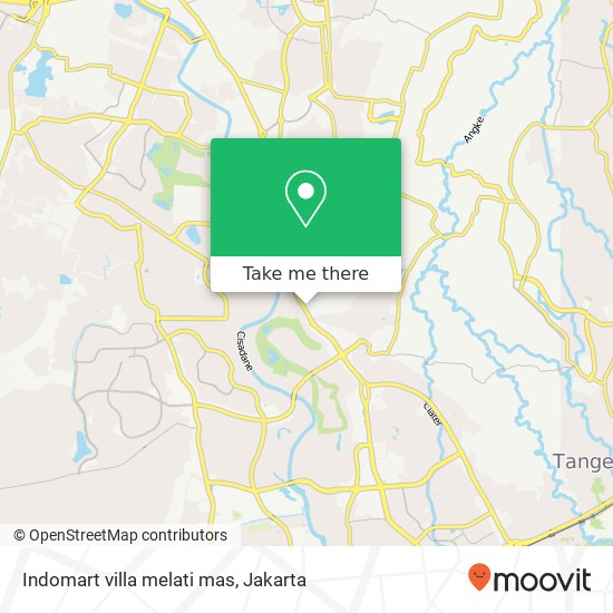 Indomart villa melati mas map