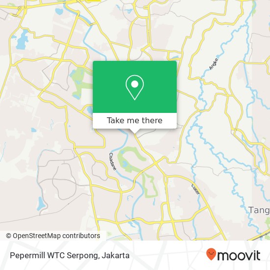 Pepermill WTC Serpong map