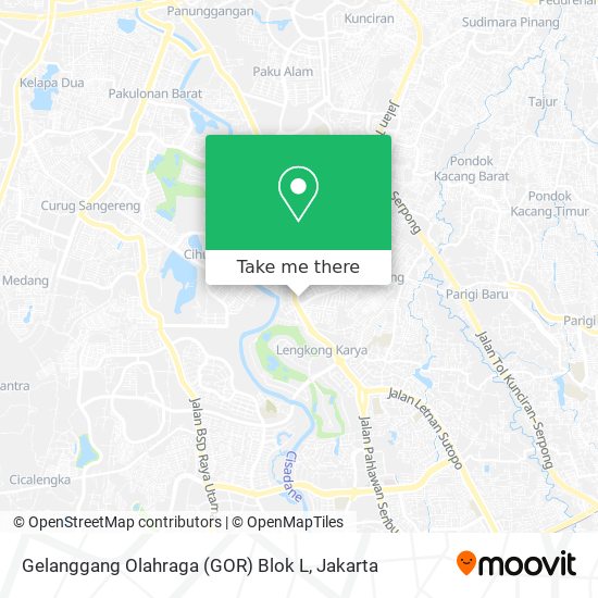 Gelanggang Olahraga (GOR) Blok L map