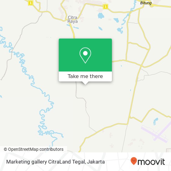 Marketing gallery CitraLand Tegal map