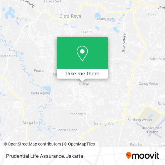 Prudential Life Assurance map