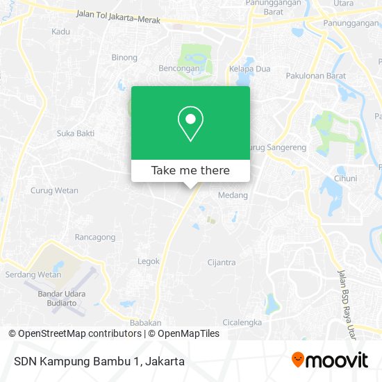 SDN Kampung Bambu 1 map