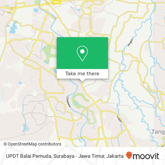 UPDT Balai Pemuda, Surabaya - Jawa Timur map