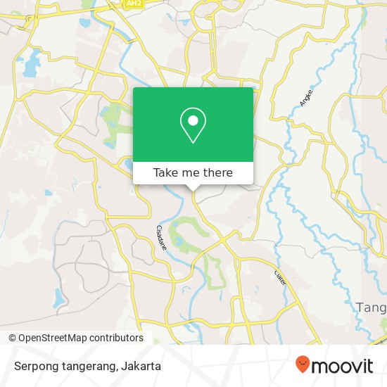 Serpong tangerang map