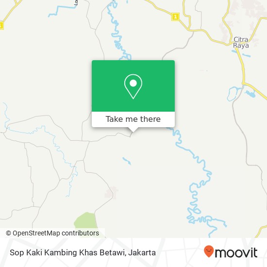 Sop Kaki Kambing Khas Betawi map