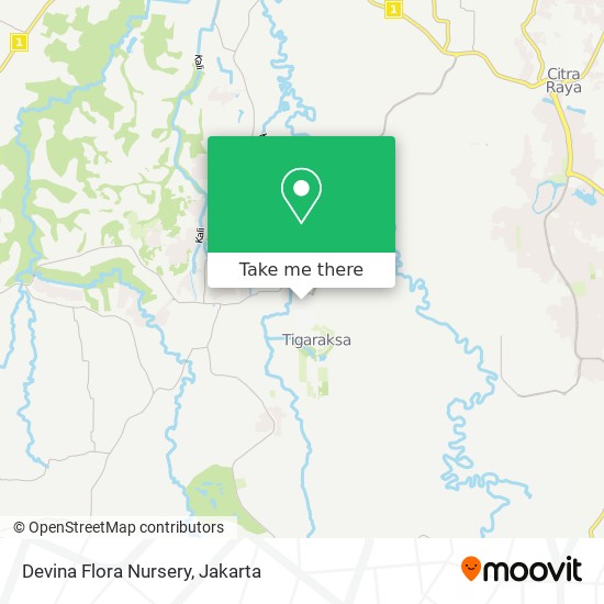 Devina Flora Nursery map